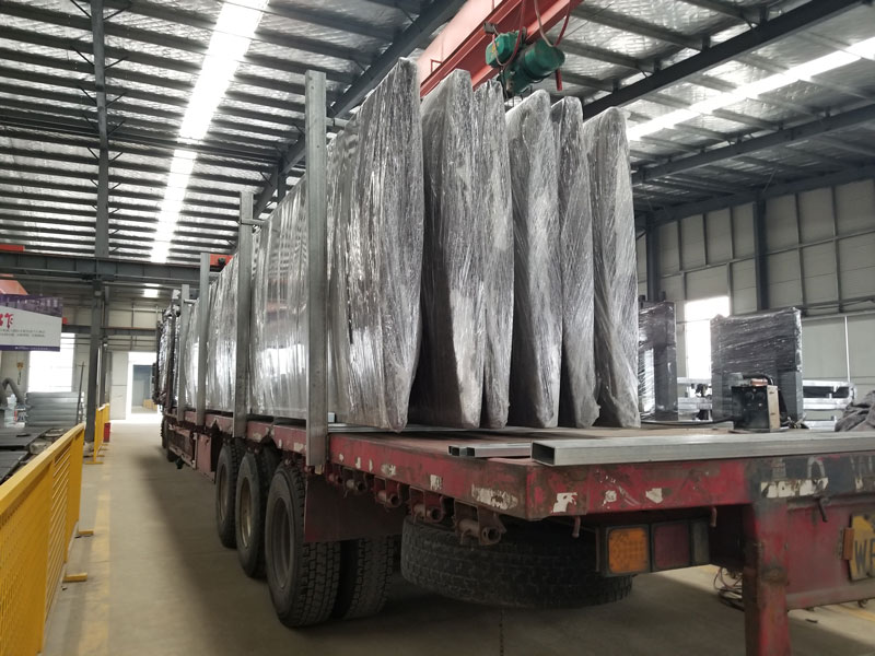 榮大發(fā)往江蘇第二批不銹鋼公交候車亭發(fā)貨記錄